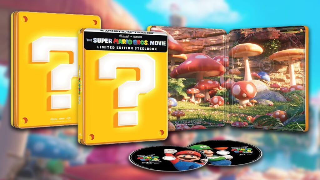 Súper Mario Bros. Steelbook de edición limitada de la película (exclusivo de Walmart)